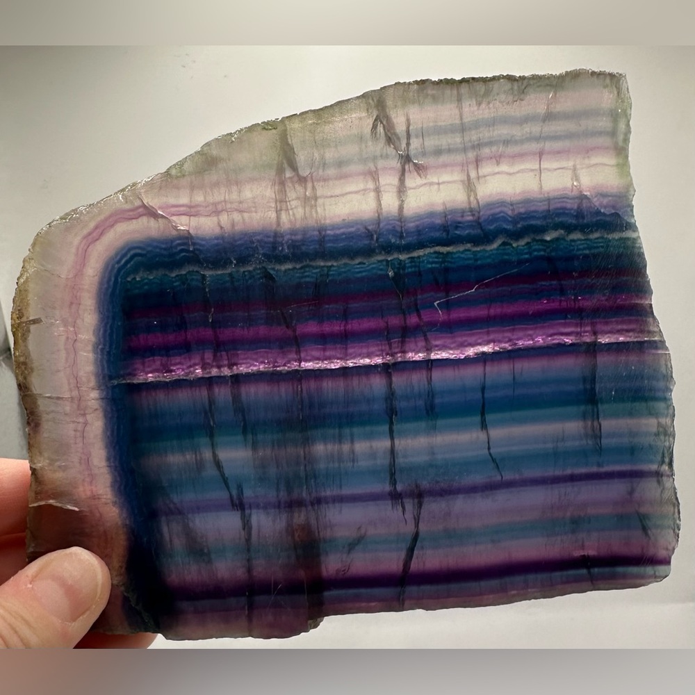 Rainbow Fluorite Slab